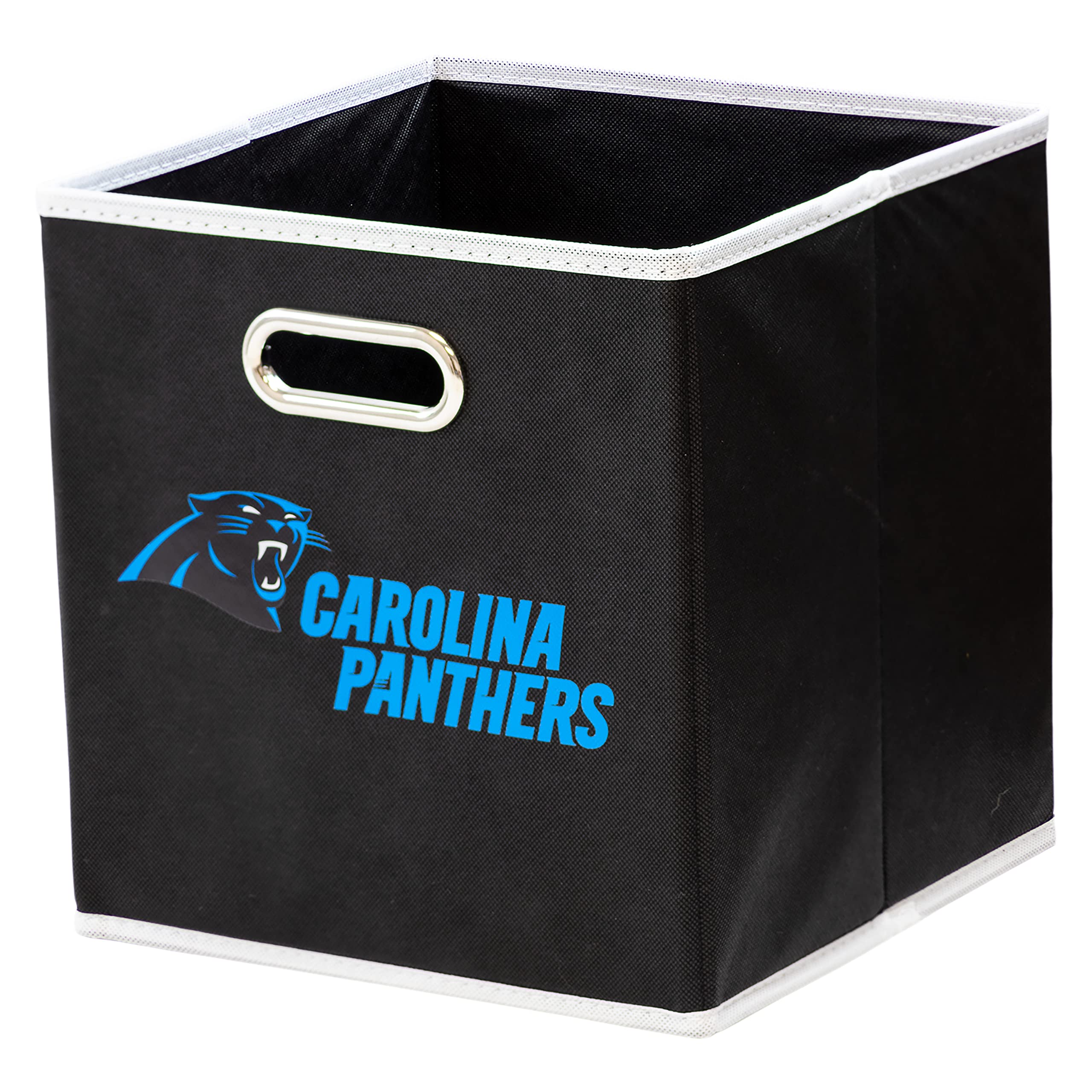 Franklin Sports NFL Storage Bins - Collapsible Cube Container + Basket - NFL Office, Bedroom + Living Room - 11"x11"