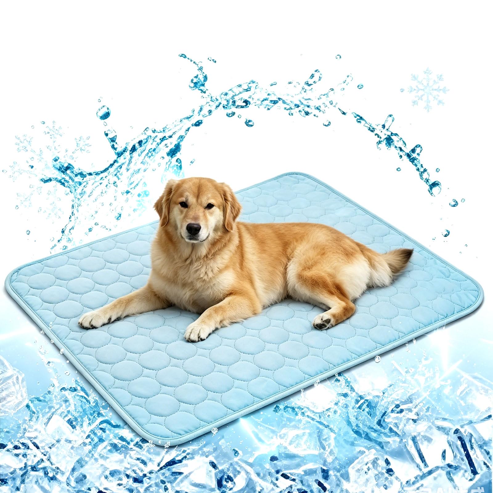 FreshPaw Cooling Mat for Dogs & Cats, Dog Cooling Mat 75x100cm