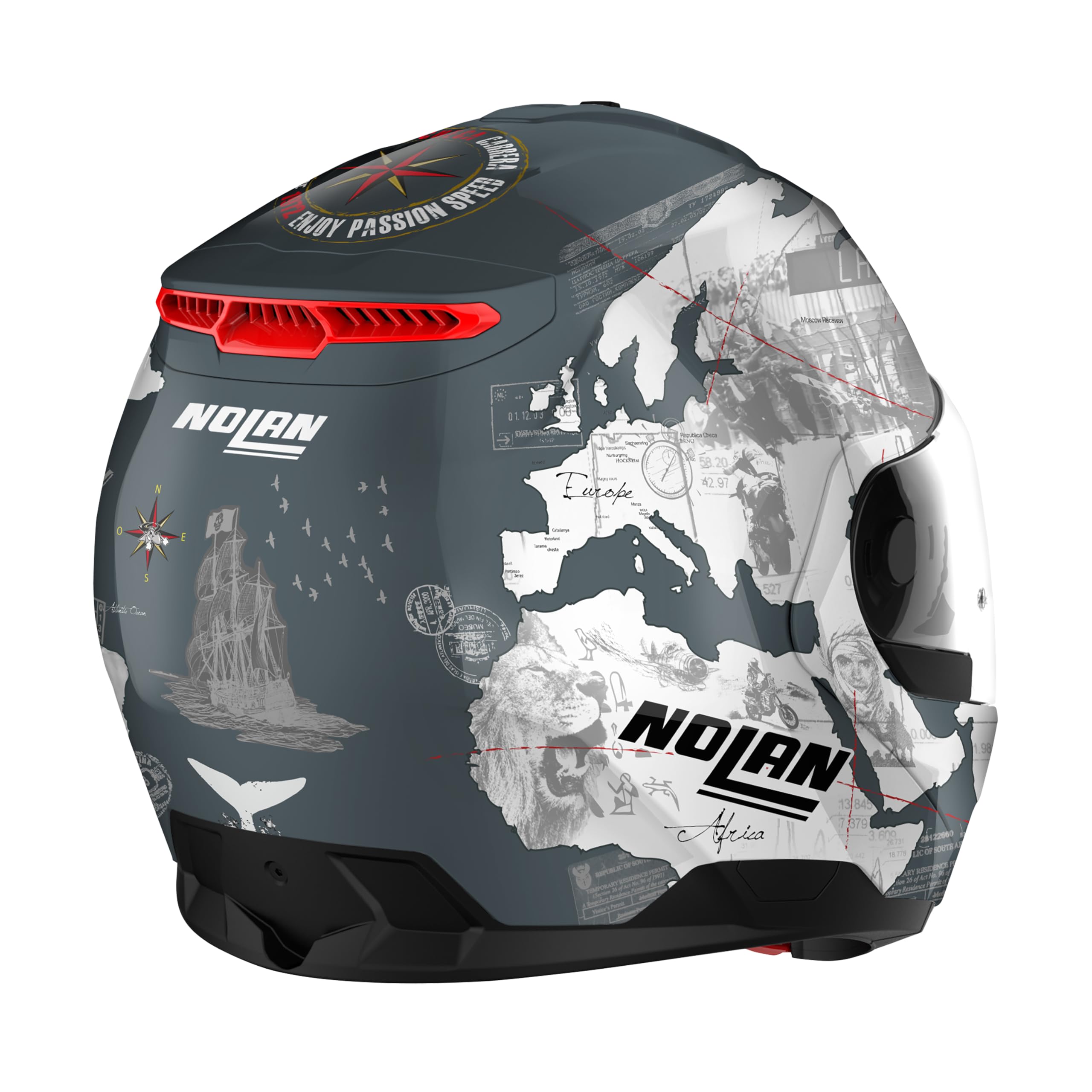 NOLAN CASCO MODULARE N100-6 LEGEND CHECA N-COM 030 M