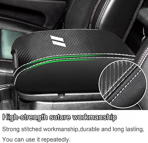 Miniatura 3 de YOSRTER Accesorios para Dodge Durango 2011-2018 2019 2020 Funda para reposabrazos de consola central, caja interior, decoración de reposabrazos