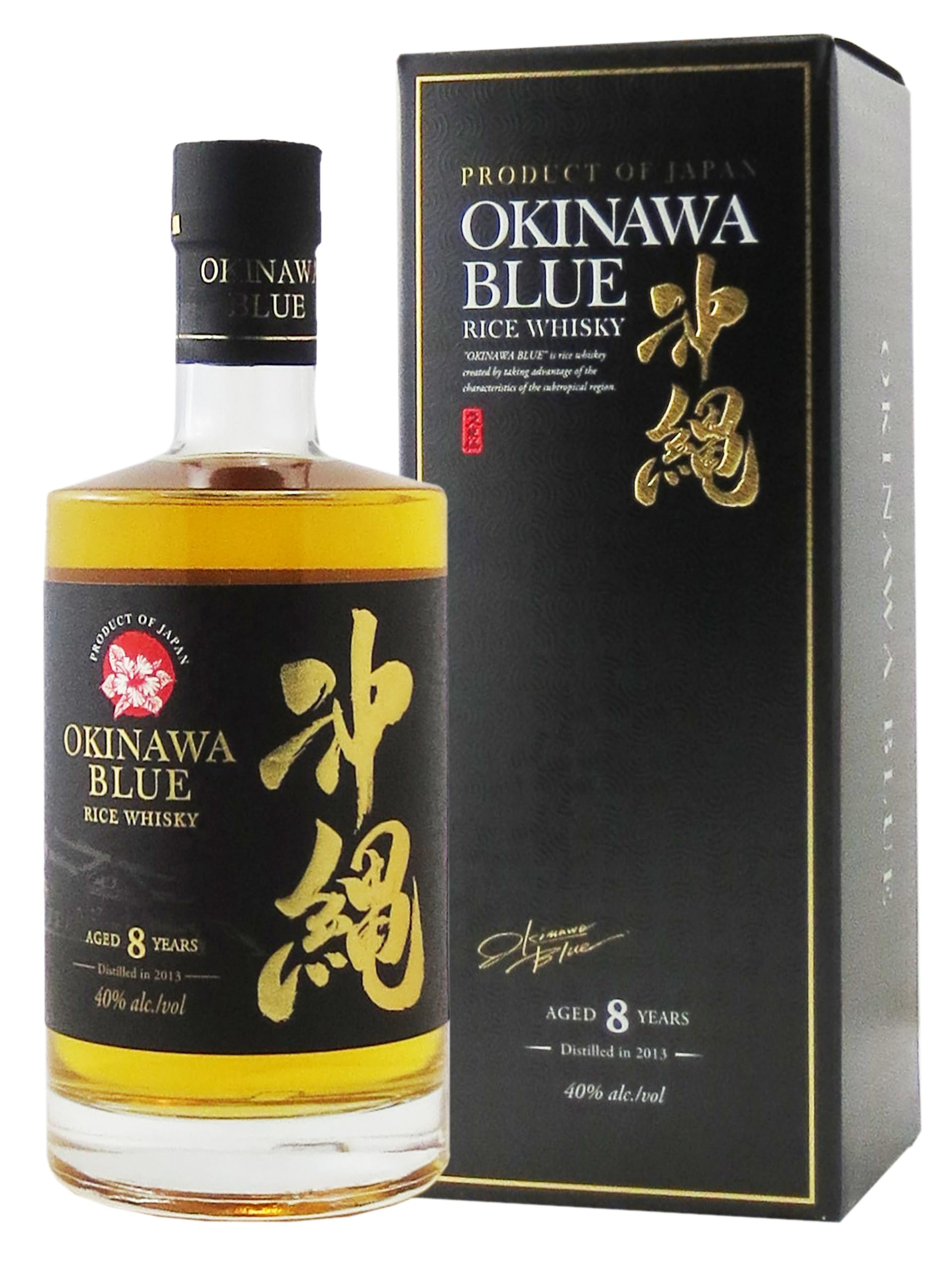 Amazon.co.jp: Okinawa Blue 8 Years 40° 25.4 fl oz (750 ml) : Food  