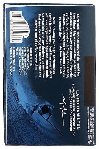 Vista 38 de Laird Superfood Café tostado oscuro peruano con hongos funcionales, granos de café molido peruano orgánico certificados, sin gluten, sin lácteos