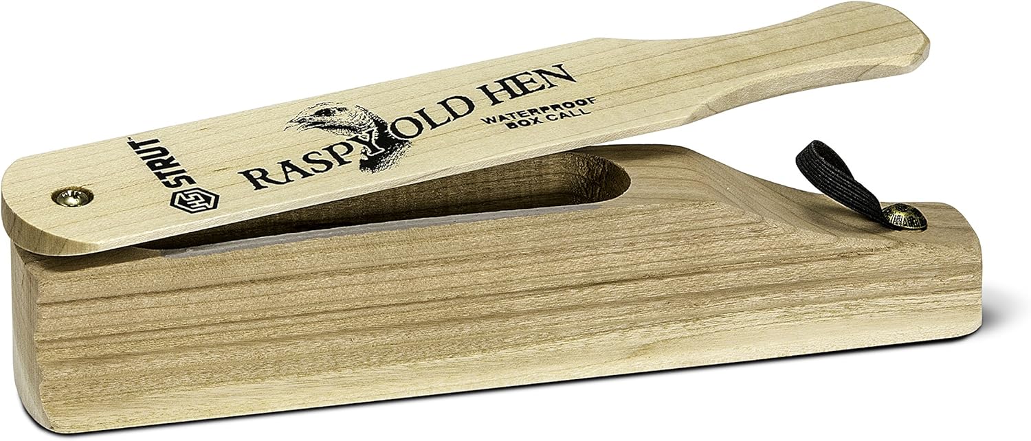 Hunters Specialties Strut Raspy Old Hen Turkey Call 4-Pack Bundle with Box, Friction & Diaphragm Calls (HS-STR-06928)