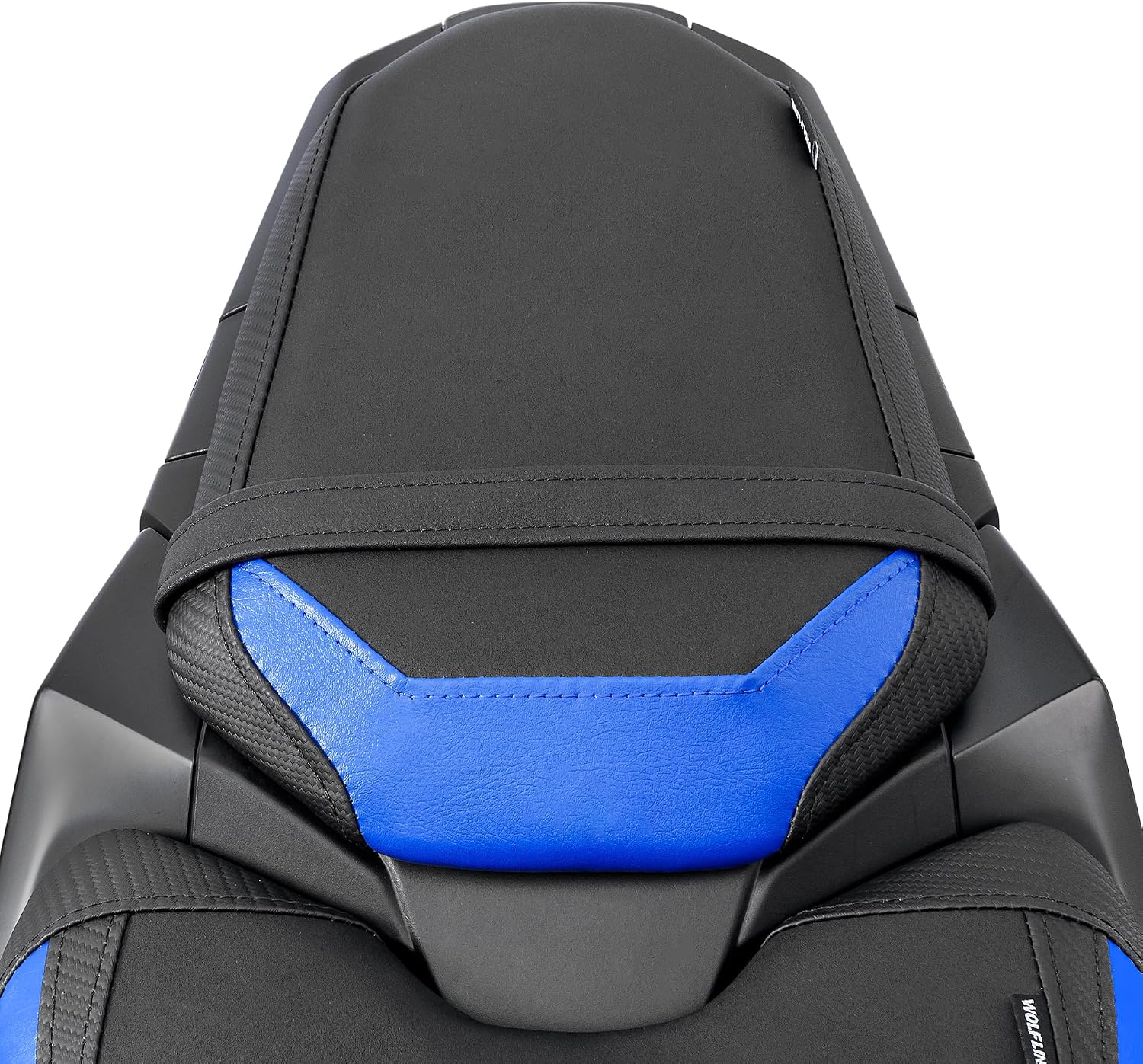 Motorcycle Passenger Seat for Yamaha MT-07 FZ-07 2025 2026 MT07 FZ07 Front Pillion Solo Cushion Cover Pad Set (Tail-Blue)