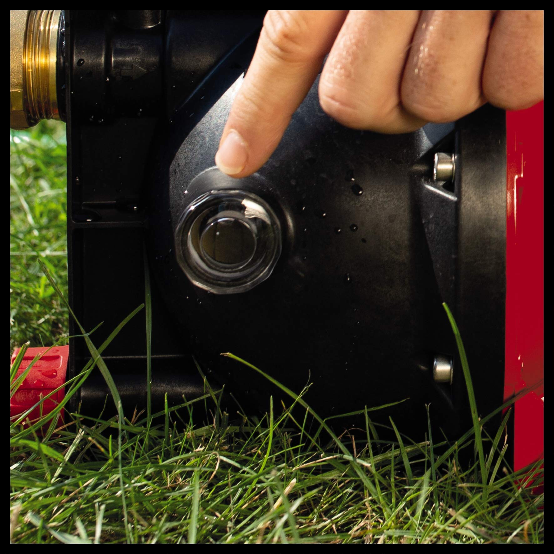 Einhell pompe d’arrosage GC-GP 8042 ECO (800 W, indicateur de niveau d’eau, poignée repliable, grande ouverture de remplissage, bouchon de purge, protection contre le gel, interrupteur marche/arrêt)