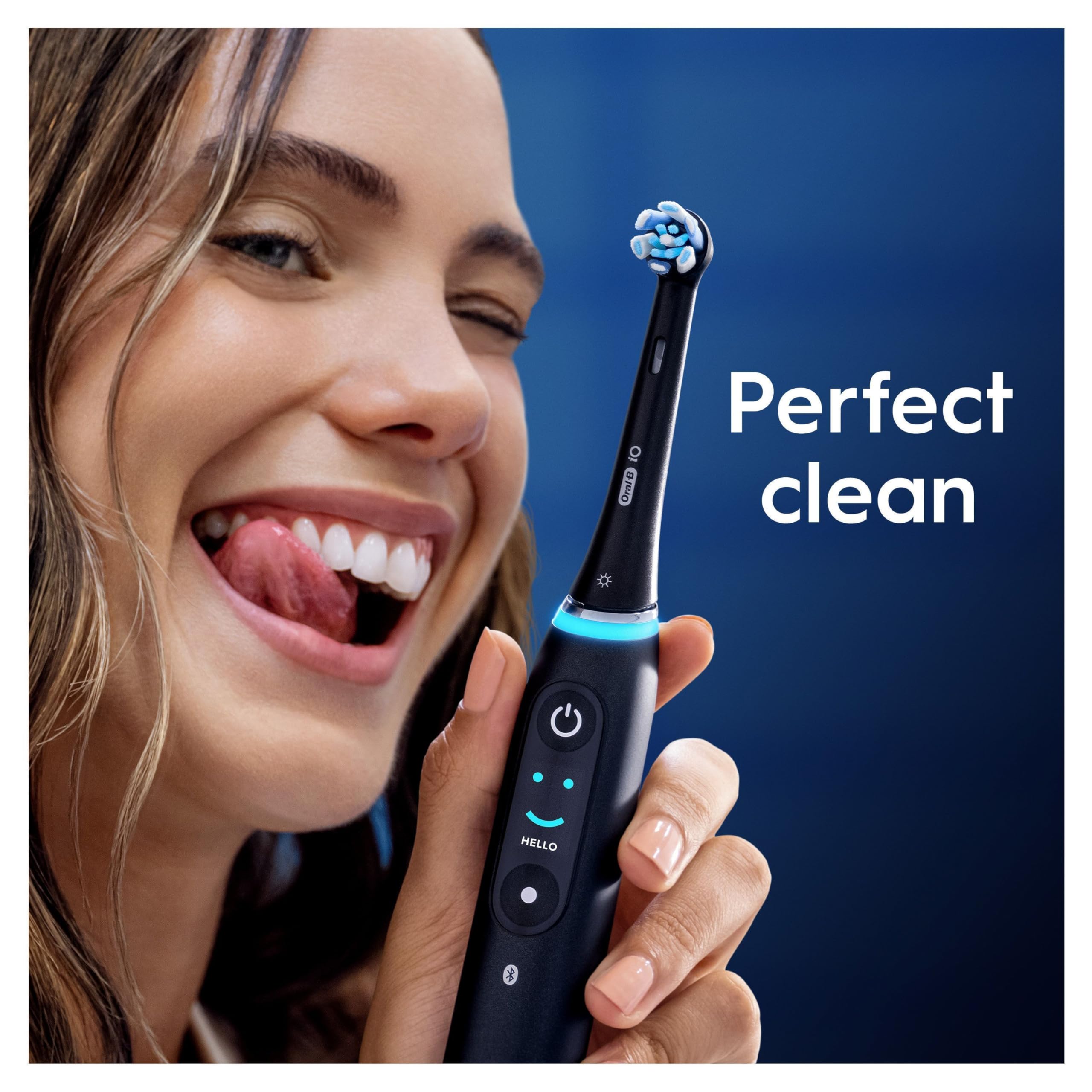 Oral-B iO Gentle Care Serie Original Ersatz-Rundbürsten, geeignet für empfindliches Zahnfleisch, 8