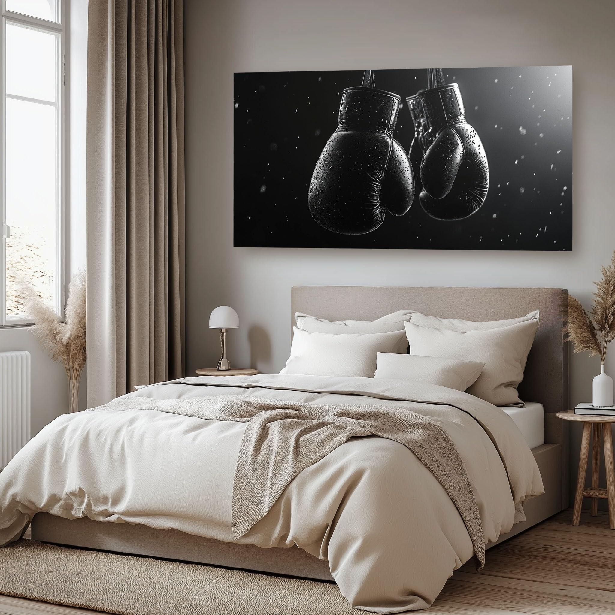 SKOEUI Quadro su Tela Pugilato Sportivo 1 Pezzo Senza Cornice