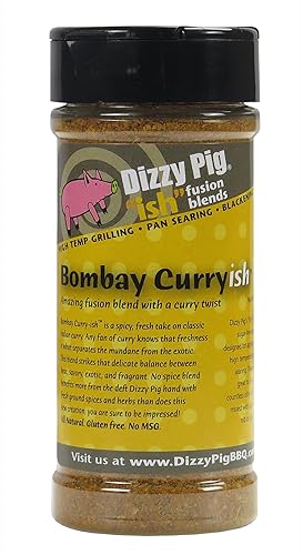 Dizzy Pig Barbecue Company ish Fusion Bombay Curry-ish Blend (coctelera de 8 onzas)
