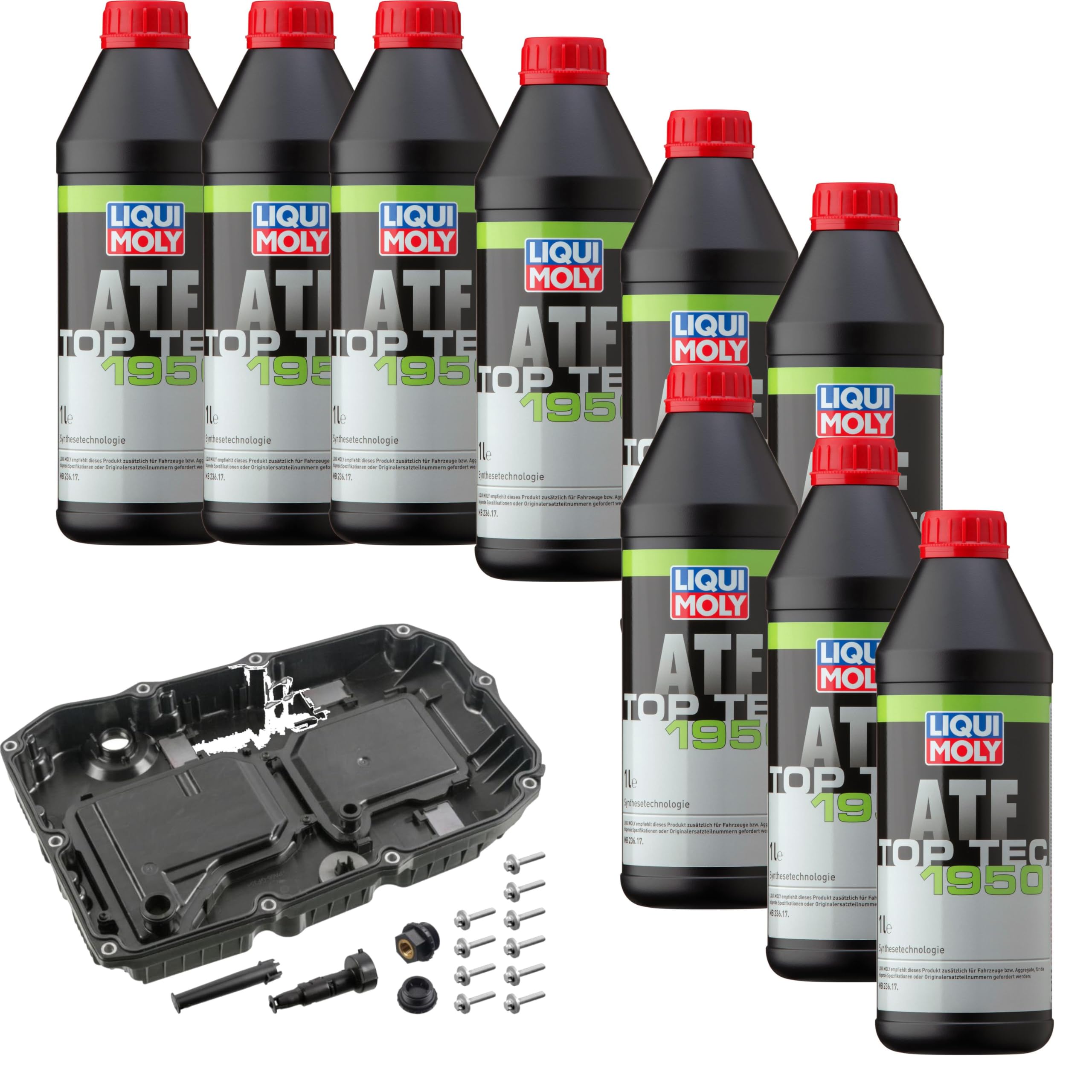 Inspektionspaket enthält 9 L Getriebeöl Top Tec ATF 1950 Getriebeölfilter für GLC X253 220 D 4matic 250 X254 200 300 E-Klasse T-Model S213 S214