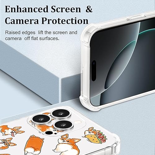 Vista 363 de Roemary Funda púrpura para iPhone 14 Pro Max con diseño de caballo azul, patrón de acuarela con protector de pantalla