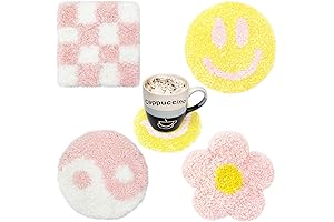 Coasters for Drinks - Preppy Tufted Coasters