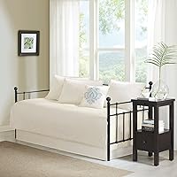 Vista 7 de Madison Park Juego de Fundas para Cama Diurna de Algodón - Acolchado de Doble Cara Diseño Clásico Cottage Ropa de Cama para Todas las Estaciones