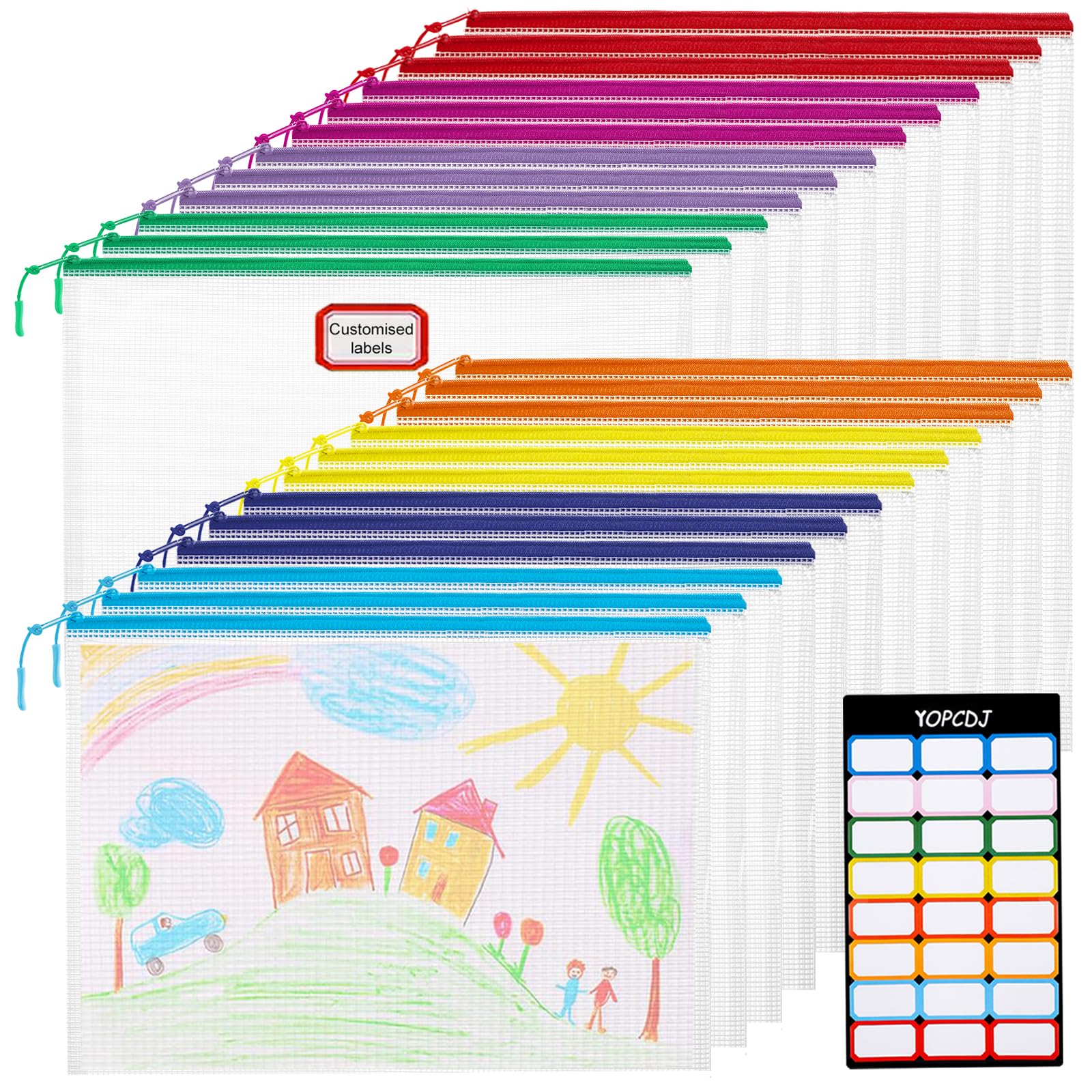 Labeling, stacking, and storage strategies