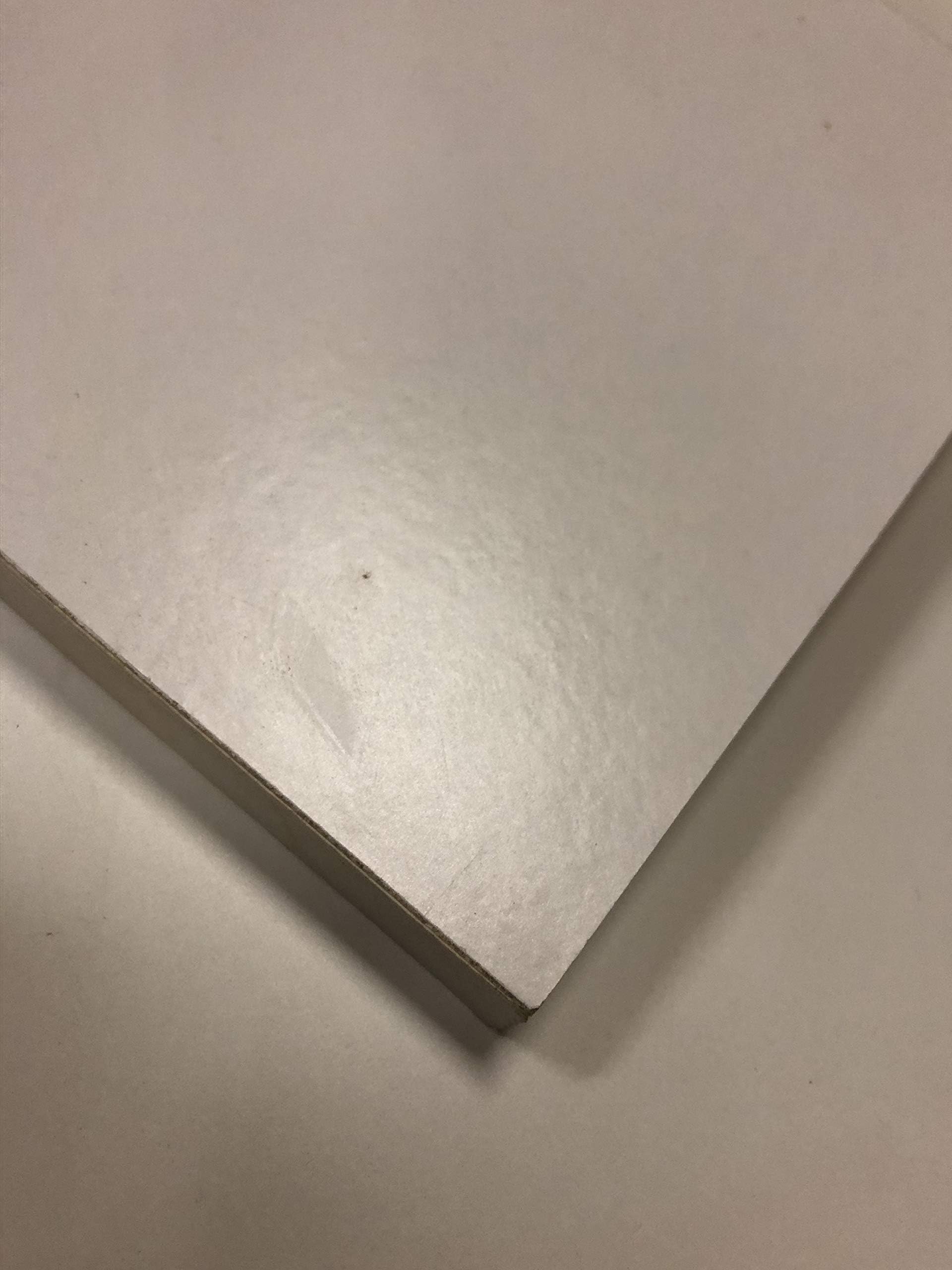 White Melamine Faced CHIPBOARD 15mm 1200 x 533mm