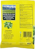 Vista 3 de Ricola Sugar Free Lemon Mint Herbal Suppressant Throat Drops, 19ct Bag, Pack of 2