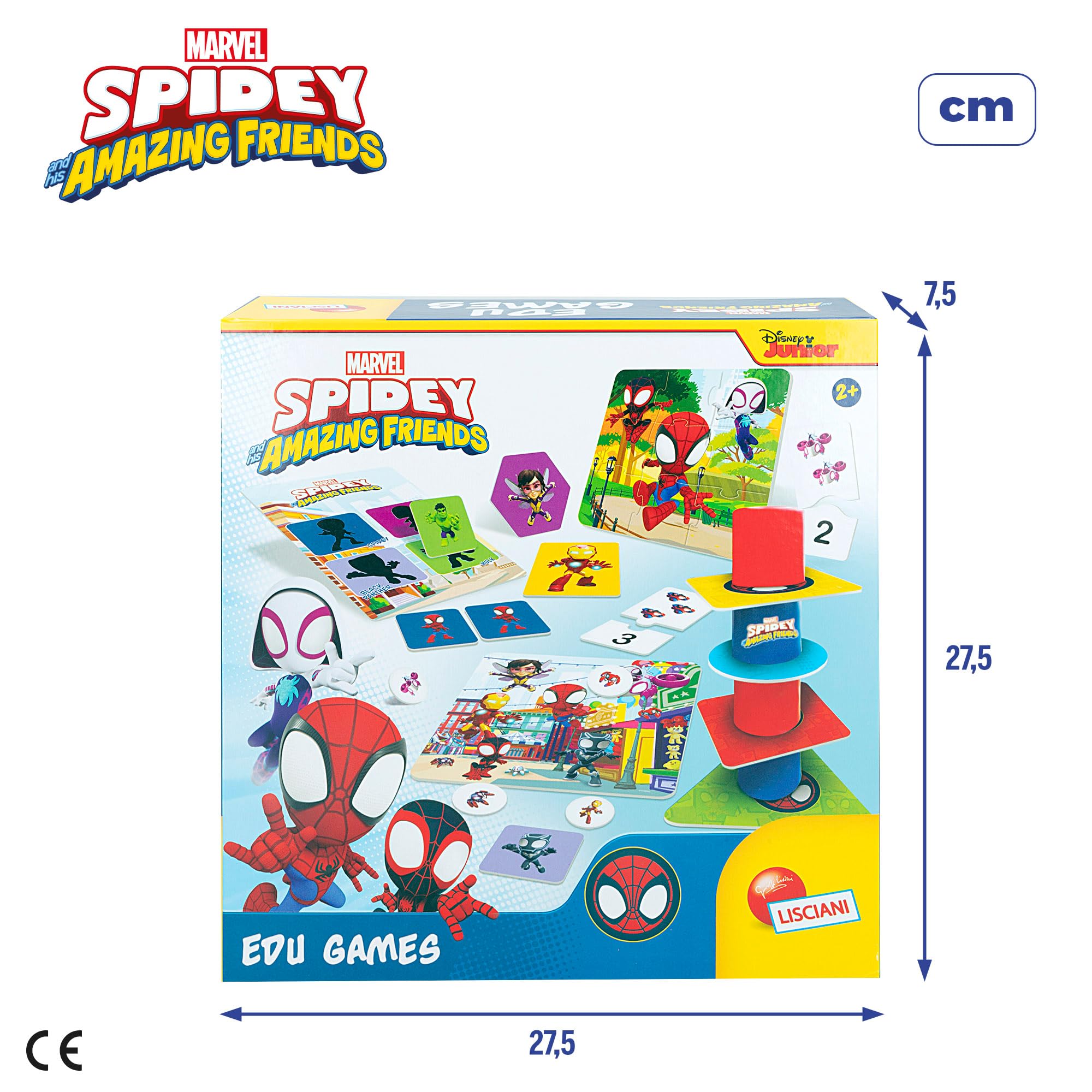 Clementoni - 16454 - Kids Marvel Spidey And His Amazing Friends Laptop - Electronic Talking Educational Game, Laptop For Kids 3 Years, Technology, Portable