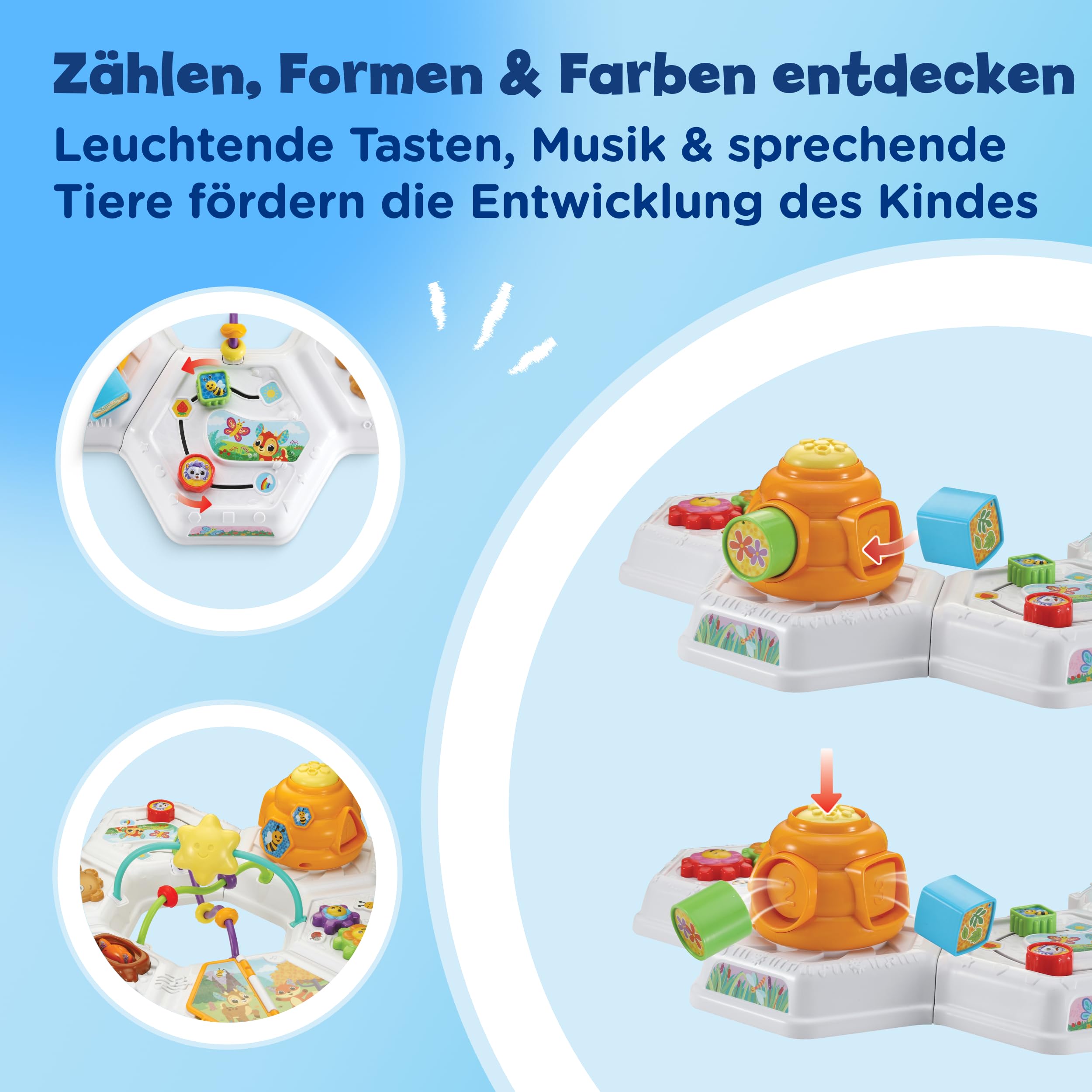 VTech Baby Entdeckertisch – Interaktiver Spieltisch 12-36 Monate