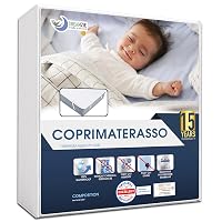Dreamzie - Coprimaterasso Lettino Impermeabile - 80x160cm - Set da 2