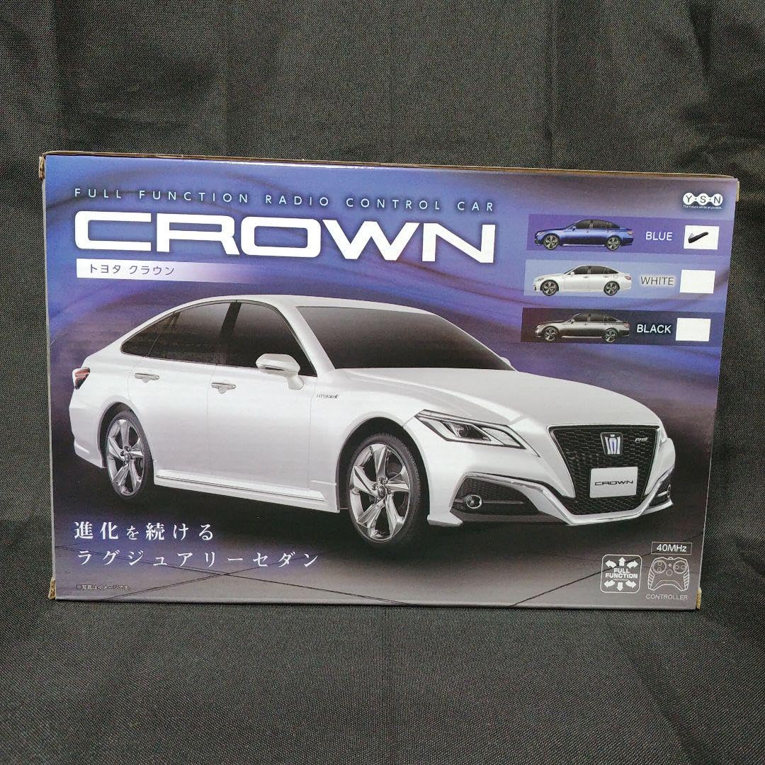 Amazon.co.jp: トヨタ クラウン ラジコンカー ブルー : おもちゃ
