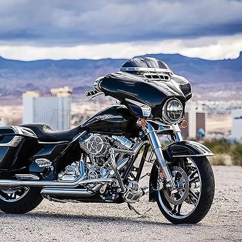 Miniatura 7 de Cubierta de acento de ventilación de carenado delantero de motocicleta para Harley Touring Electra Glide Limited Ultra Classic Street Glide