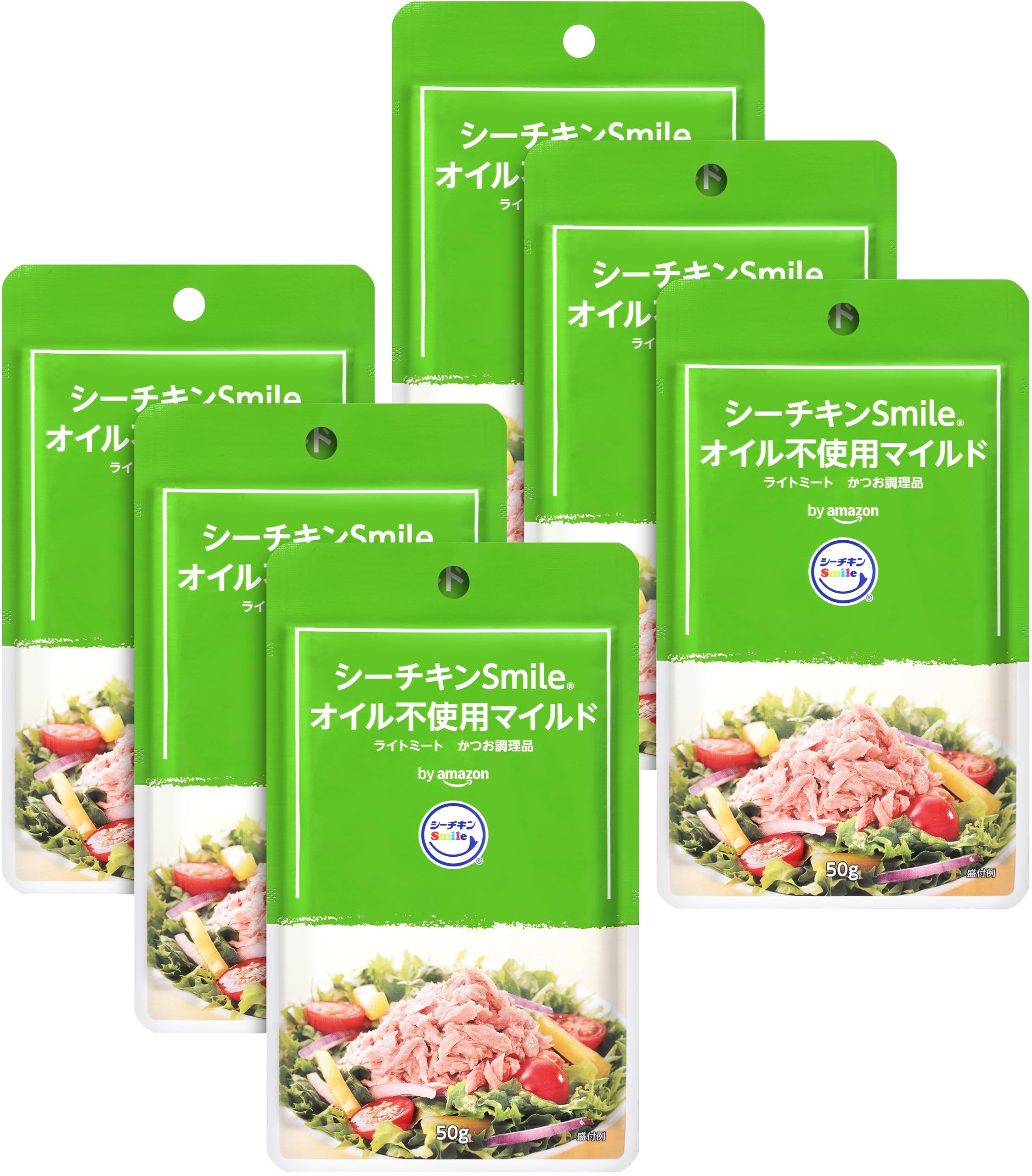 シーチキンSmile オイル不使用 50g×6