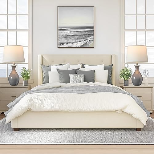 Miniatura 5 de PARTPHONER Juego de 2 lámparas de mesa, modernas lámparas de noche de cerámica para mesitas de noche, lámpara clásica pequeña para dormitorio, sala