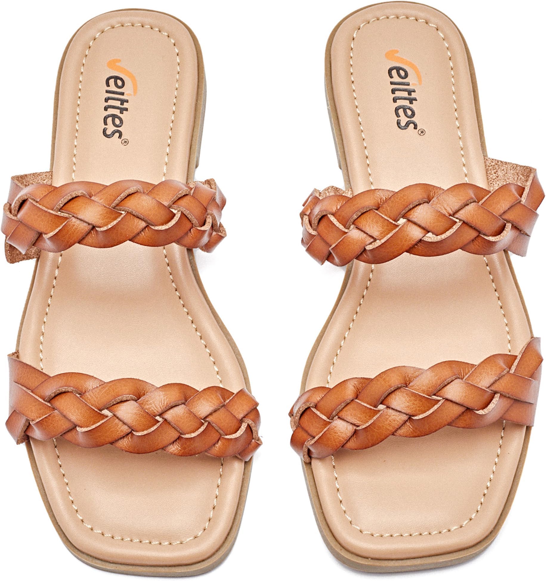 Veittes Women's Flat Sandals Dressy Comfortable Sandals.