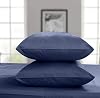 Threadmill Pillow Cases Standard Size | 800 Thread Count Sateen Weave | 100% Cotton 2 Piece Solid Pillow Covers | Extra Long Staple Cotton | Hotel Quality Folkstone Blue Pillow Protectors