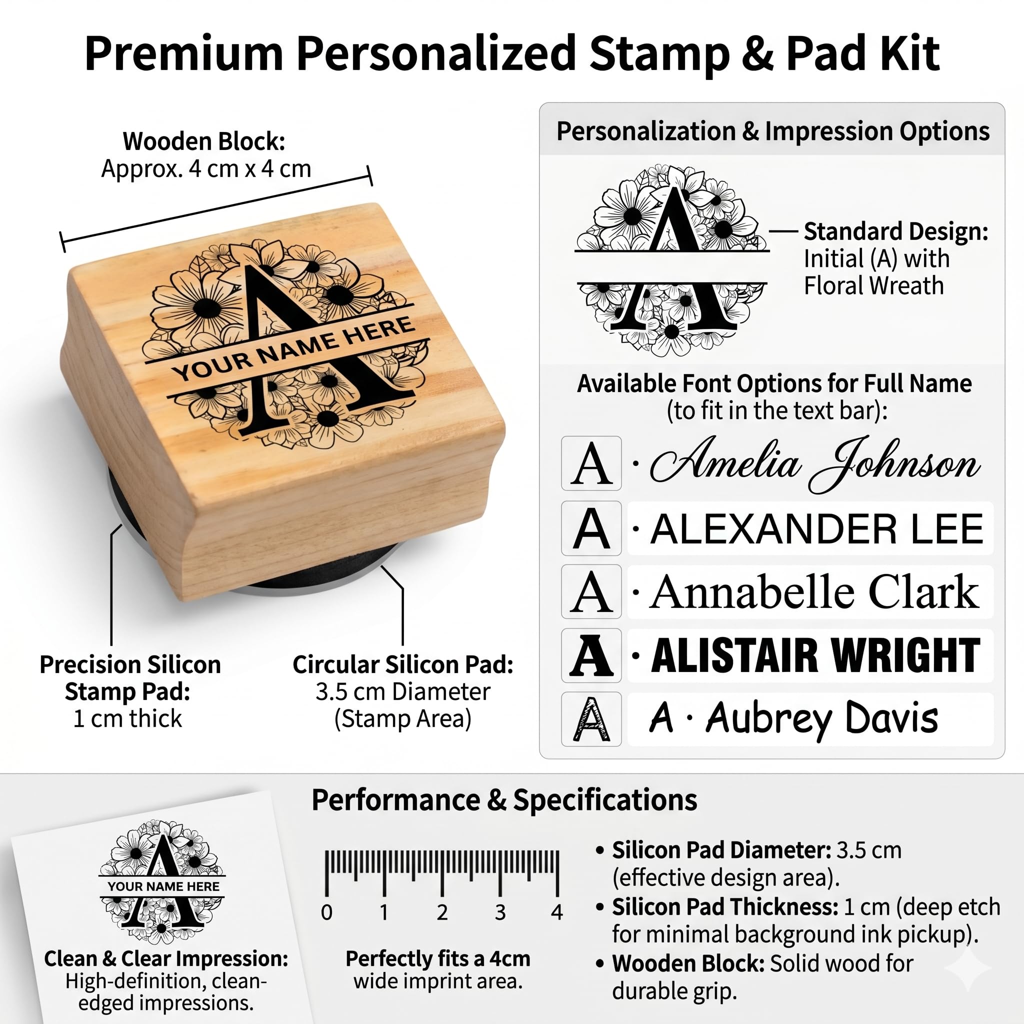 Personalized Kids Stamp - Custom Name for Book Lovers -2
