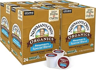 Newman's Own Organics Special Blend, Single-Serve Keurig K-Cup Pods, Medium Roast Coffee, 96 Count