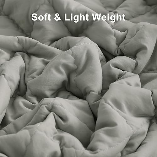 Miniatura 5 de BEDSUM Edredón 100% de microfibra cepillada para niños pequeños, ultrasuave, ligero y cálido, transpirable, manta acolchada para cuna, para