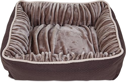 Miniatura 1 de Petmate Cama Ortho Dig and Burrow Nuzzle de 24 x 20 pulgadas