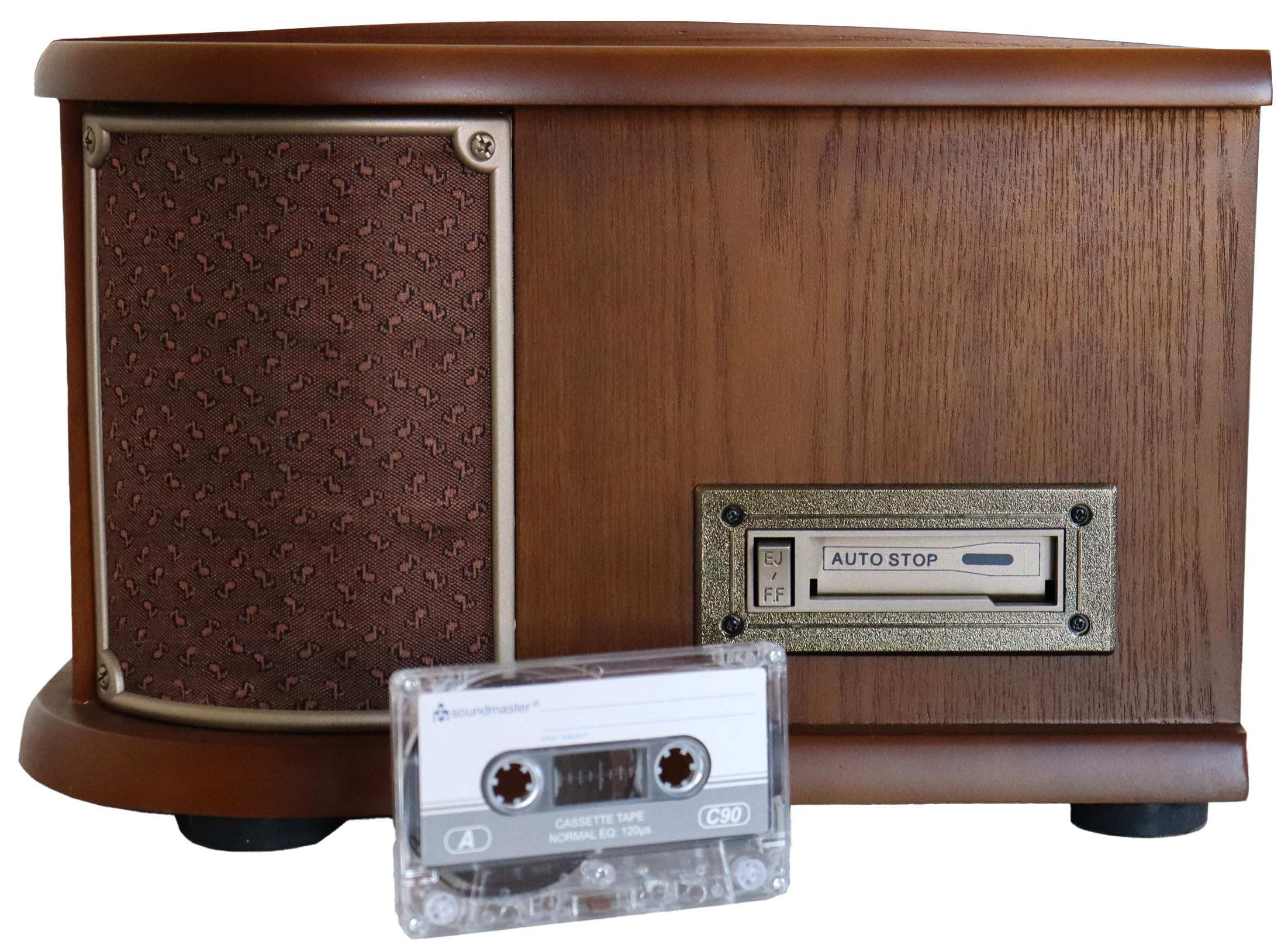 soundmaster NR565DAB Tocadiscos USB Roble