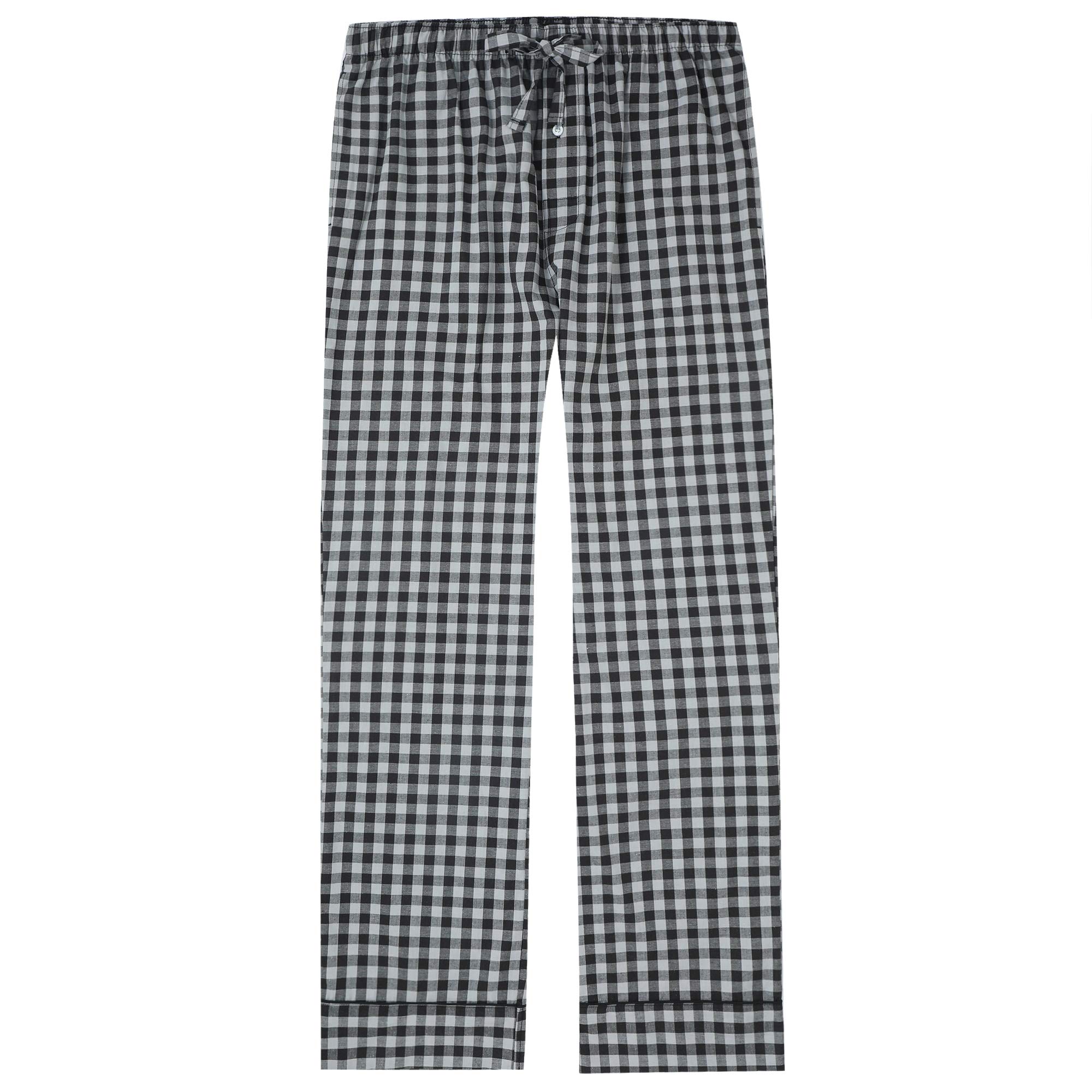 Noble Mount Mens Pajama Pants - 100% Cotton Mens Lounge Pants Plaid Pajama Pants