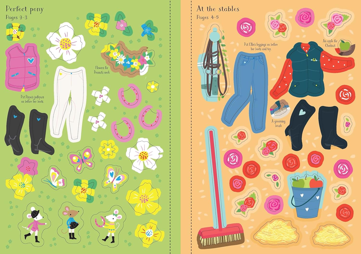 Little Sticker Dolly Dressing Ponies: An Interactive Sticker Adventure With Dress-Up Fun For Kids Exploring Horses, Rodeos, and More - Image 3