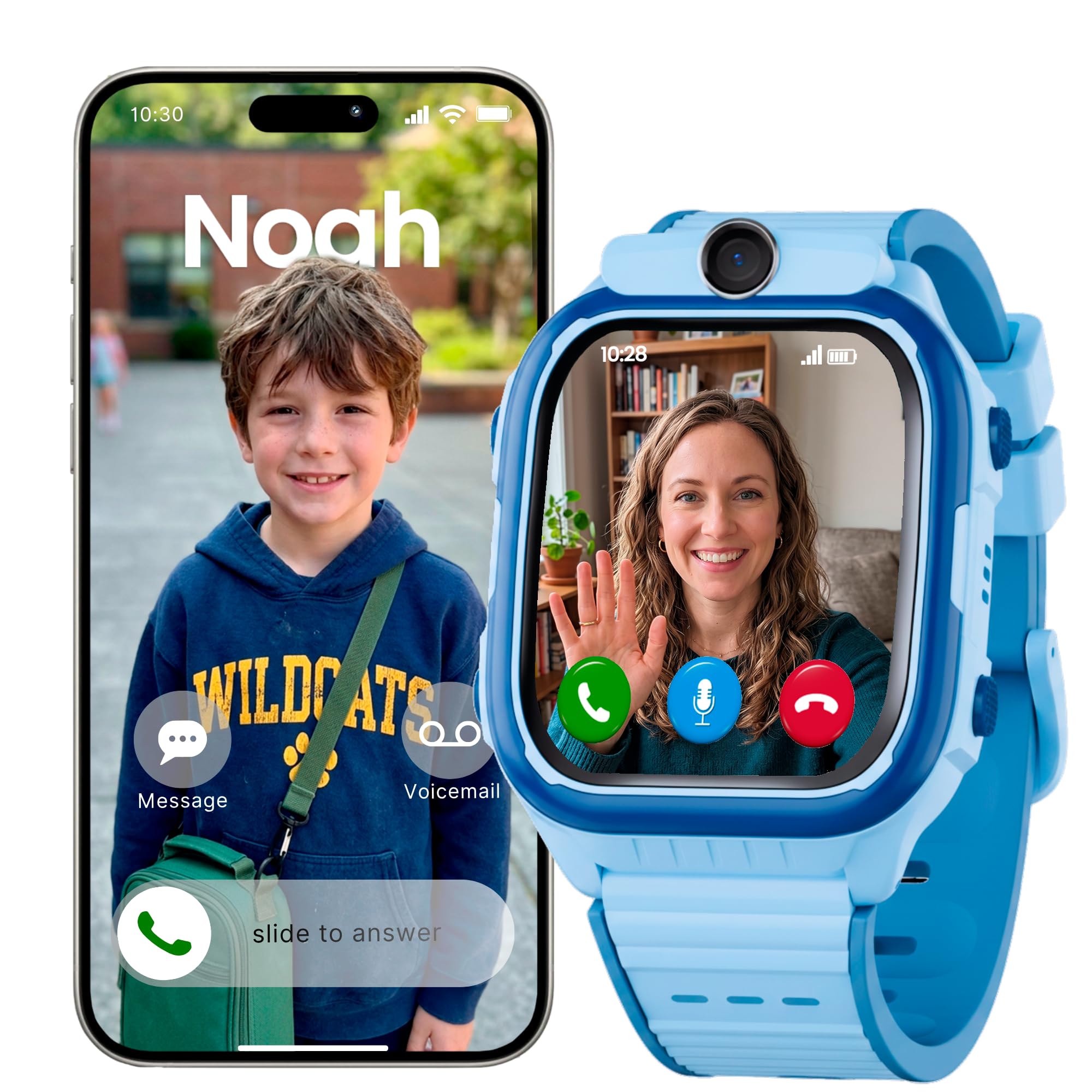 Kids Smart Watch Safe First Phone Watch, Kids GPS Tracker Watch, Video & Voice Calling, P…