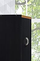 Vista 27 de Hodedah Despensa de cocina de 4 puertas con cuatro estantes, color blanco