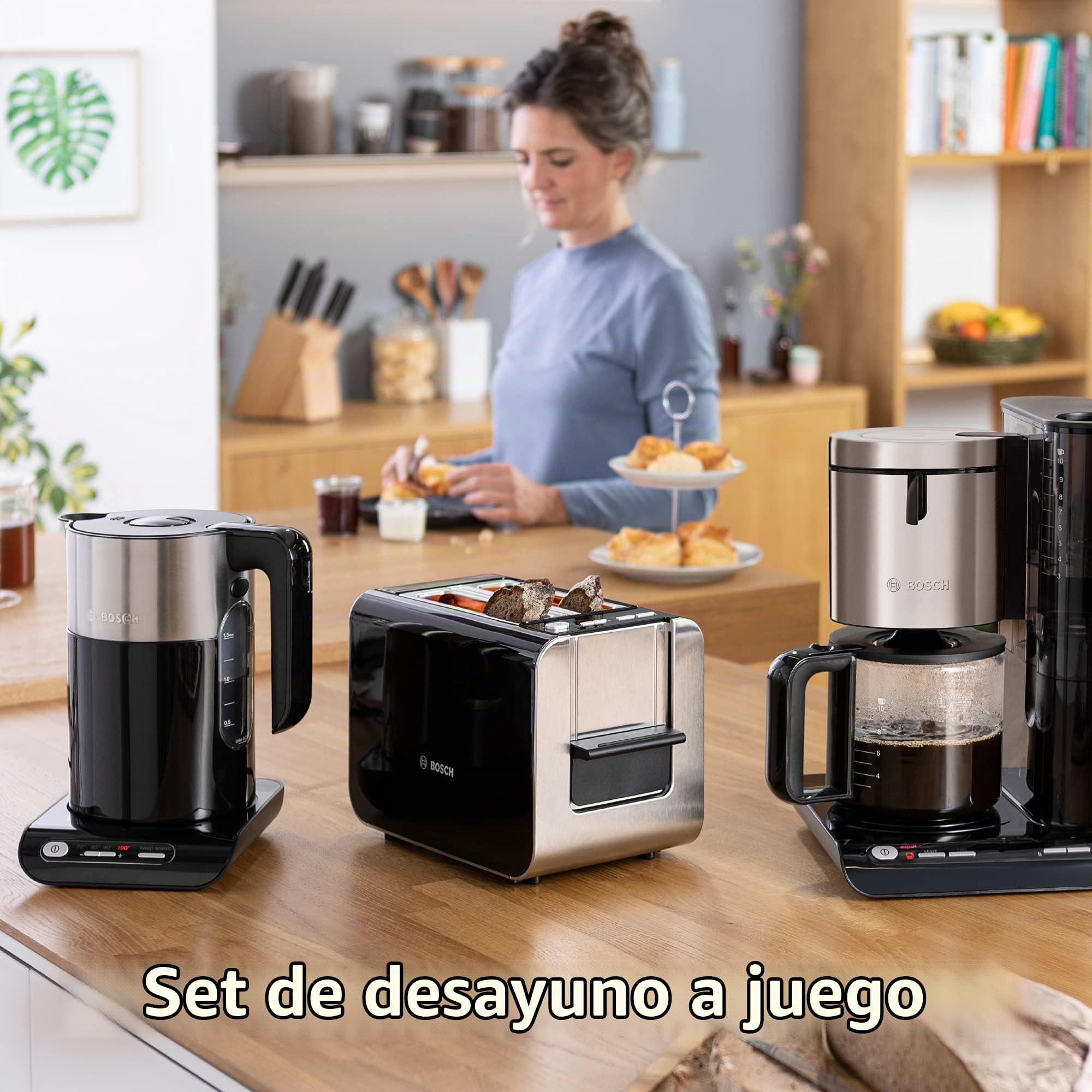 BOSCH TWK8613P Bouilloire electrique Styline - Noir