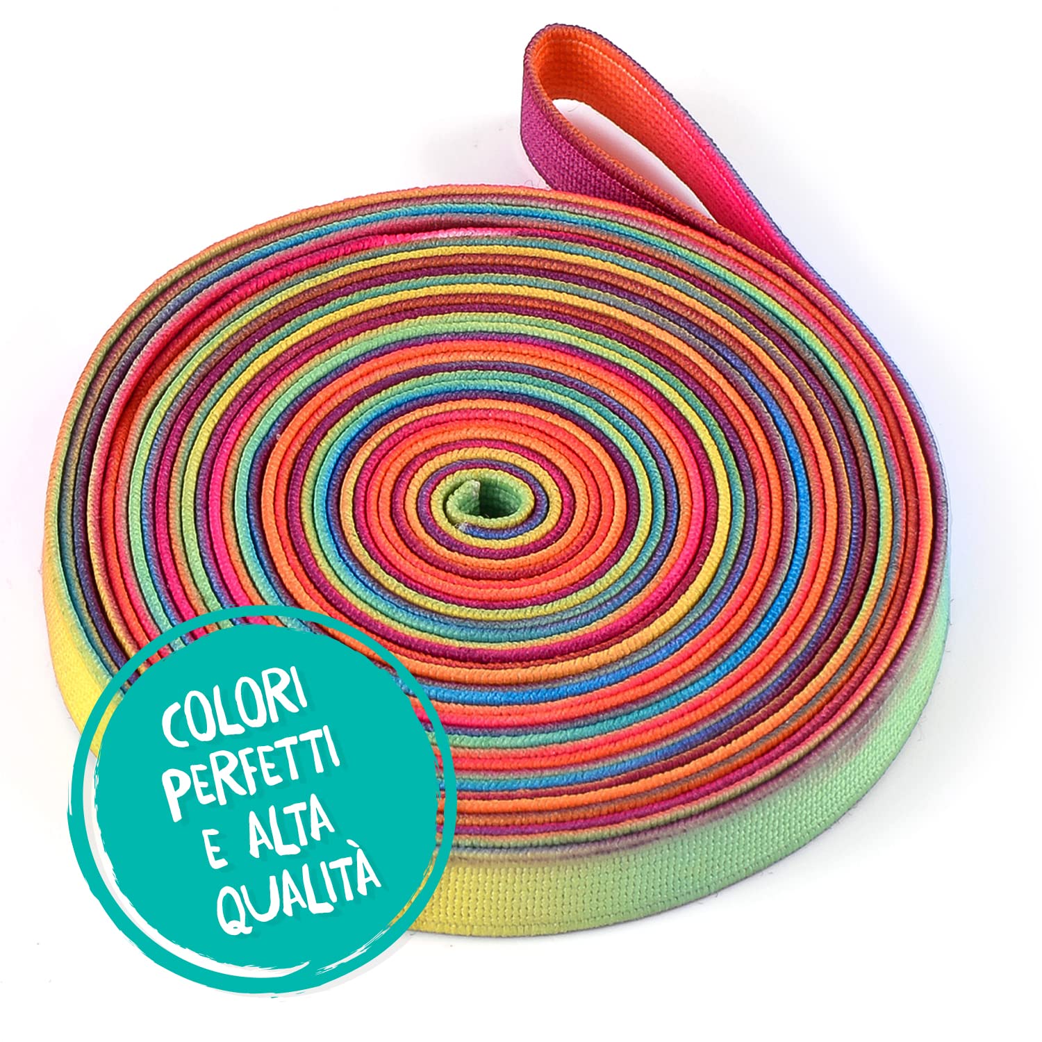 KLEINTOBER Gomma Elastica Per Saltare Con Twister – Blu, 10 Giochi E Istruzioni Per Bambini