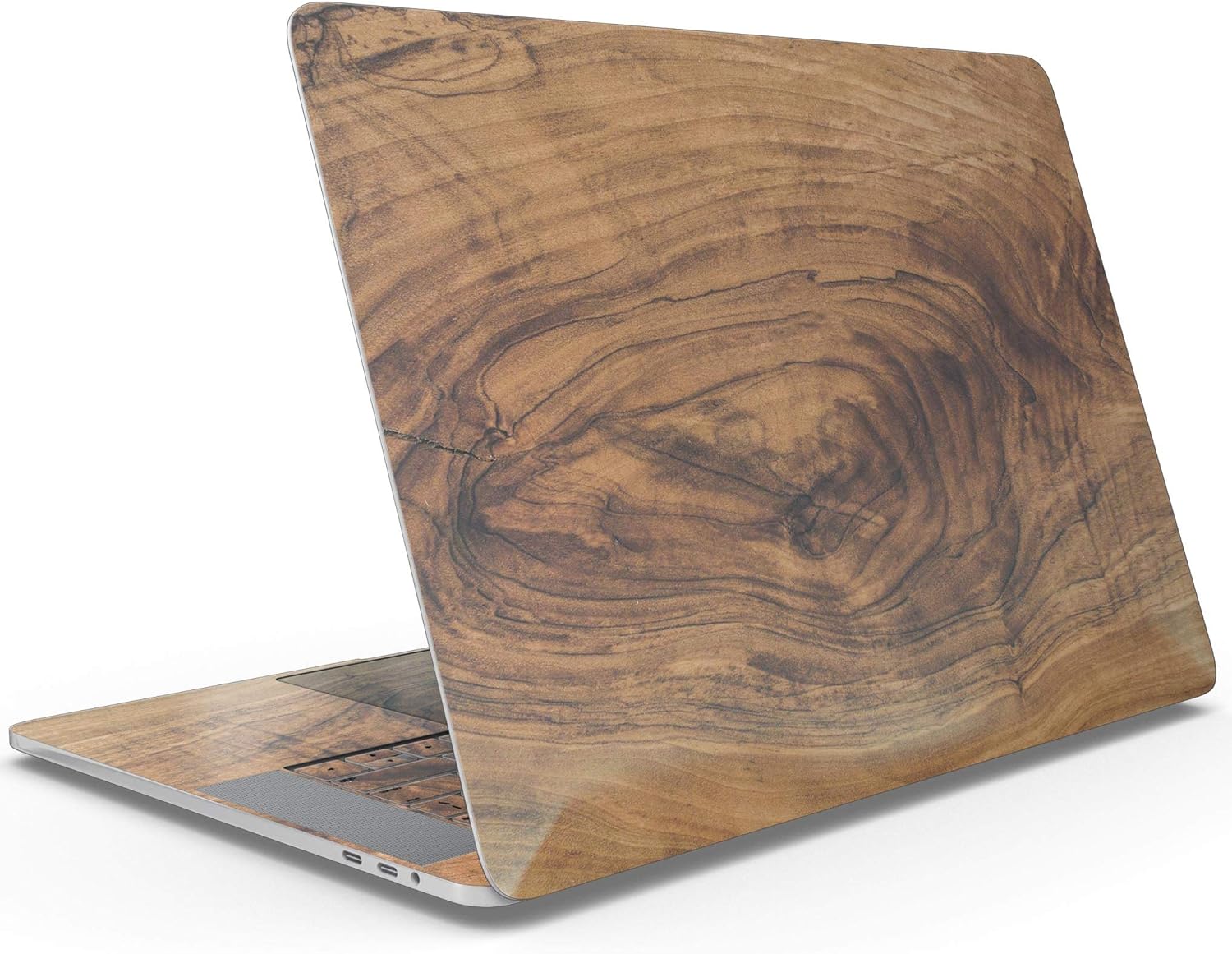 Design Skinz Raw Wood Planks V11 Full-Body Wrap Scratch Resistant Decal Skin-Kit Compatible with MacBook 13" Air M1 (A2337)