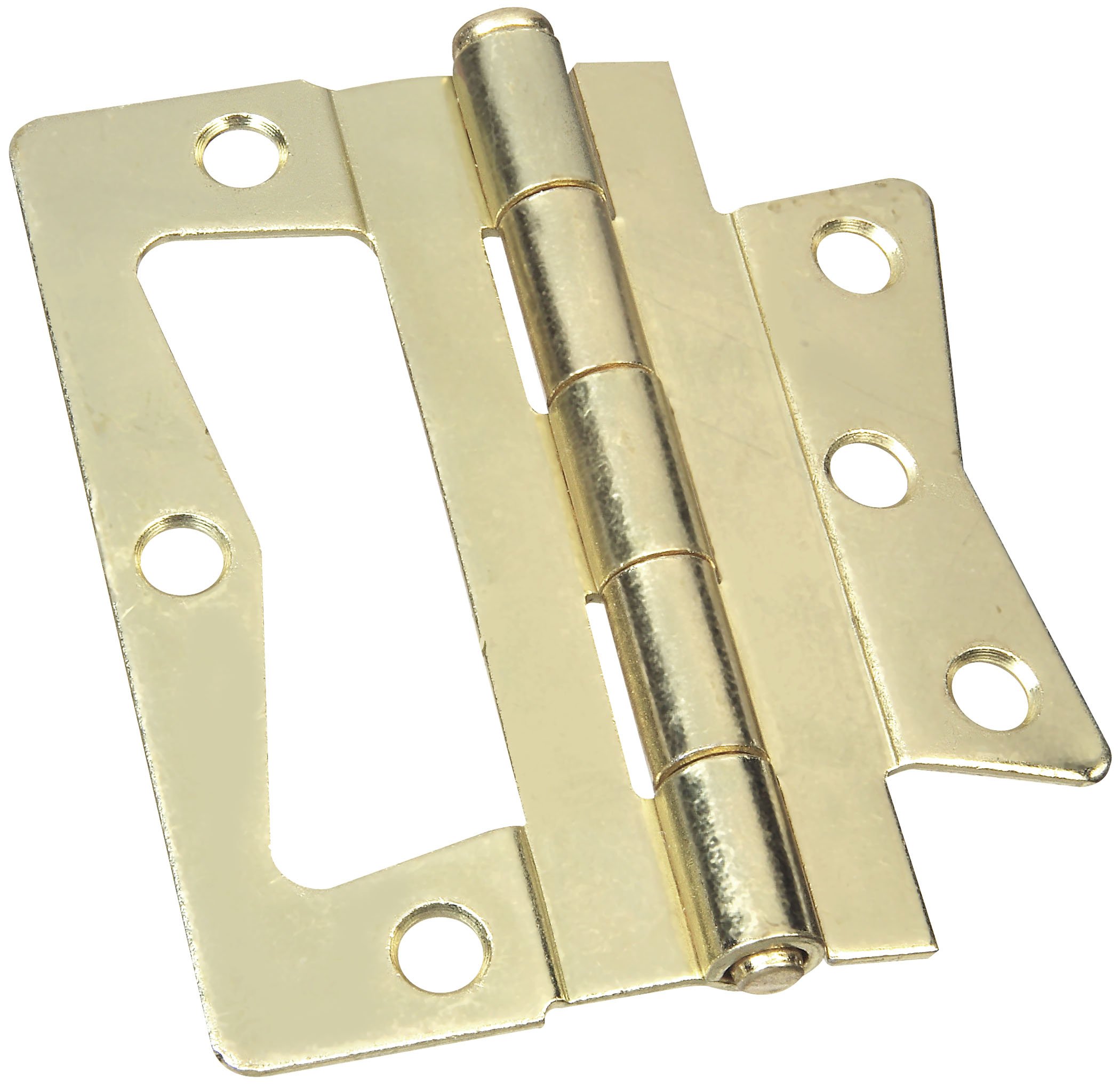 Stanley Hardware CD815 4" Non-Mortise Hinge in Bright Brass