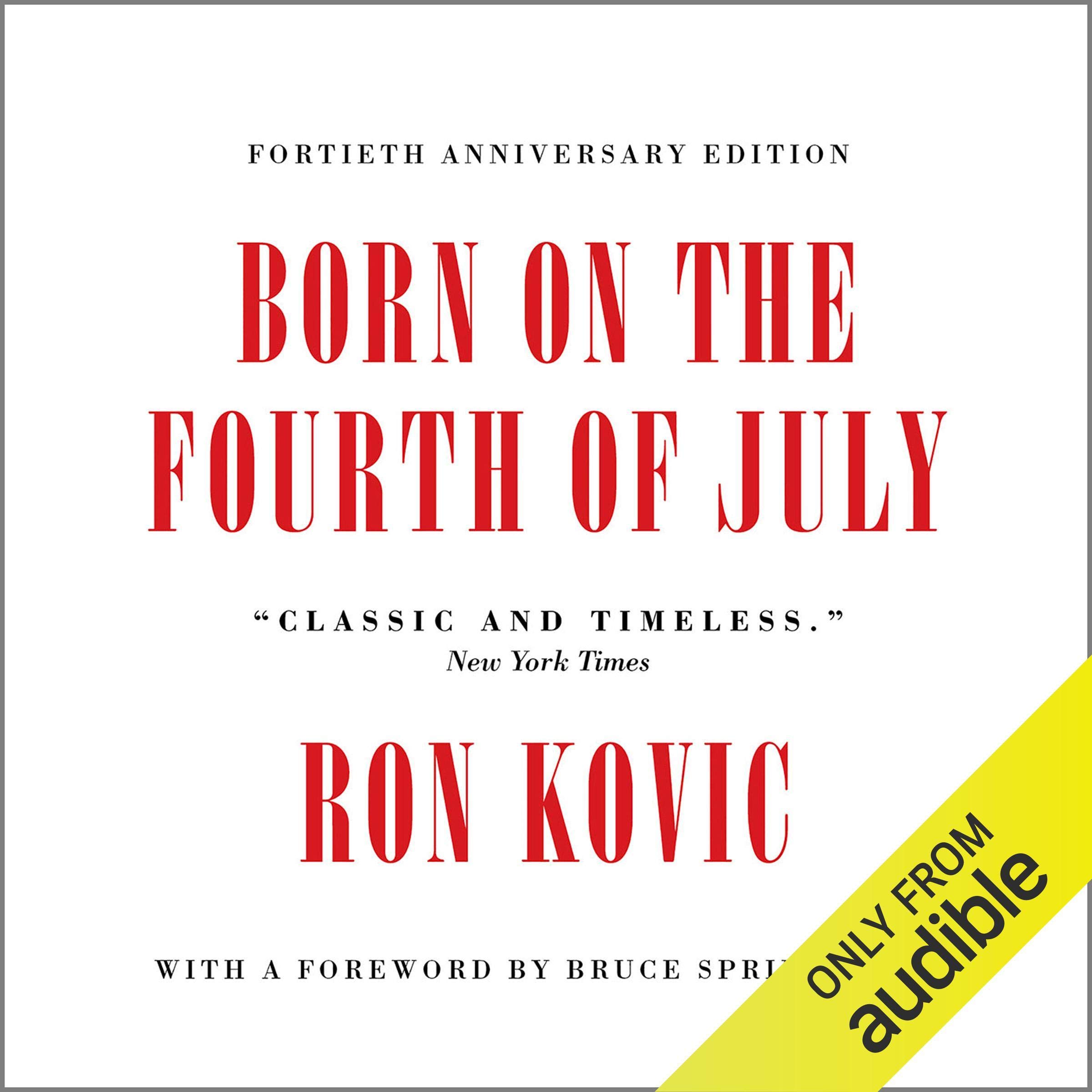 Cover art for Born on the Fourth of July