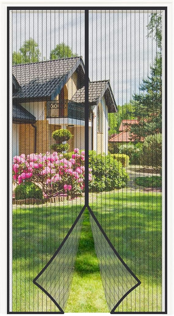 Zanzariera Magnetica Porta 105x230cm - Chiusura Automatica Marrone - Foto 1