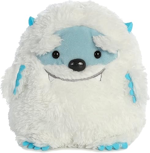 Aurora® Festive Holiday Baby Yeti - Animal de peluche de temporada - Regalos conmovedores - Blanco 6 pulgadas
