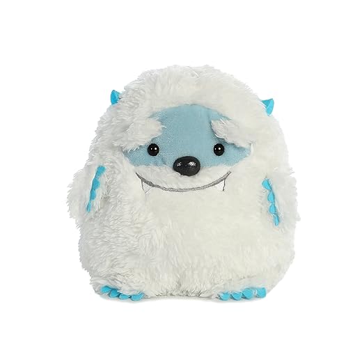 Aurora® Festive Holiday Baby Yeti Stuffed Animal - Seasonal Characters for Holiday Décor - Perfect Stocking Stuffers for Kids and Collectors - White 6 Inches