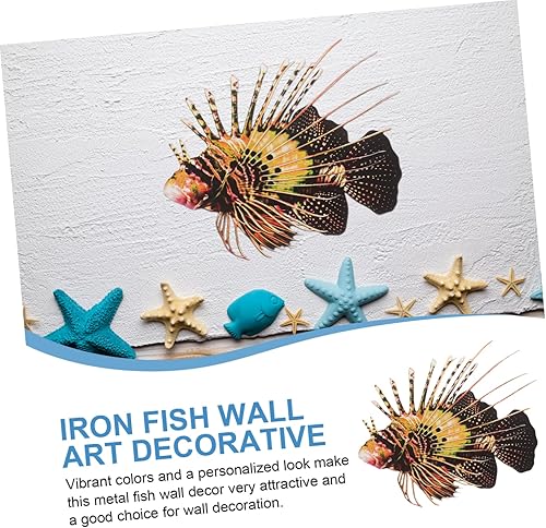 Miniatura 4 de Hemobllo 2 piezas de animales marinos para colgar en la pared, decoración de pared para el hogar, decoración de habitación astética al aire libre,