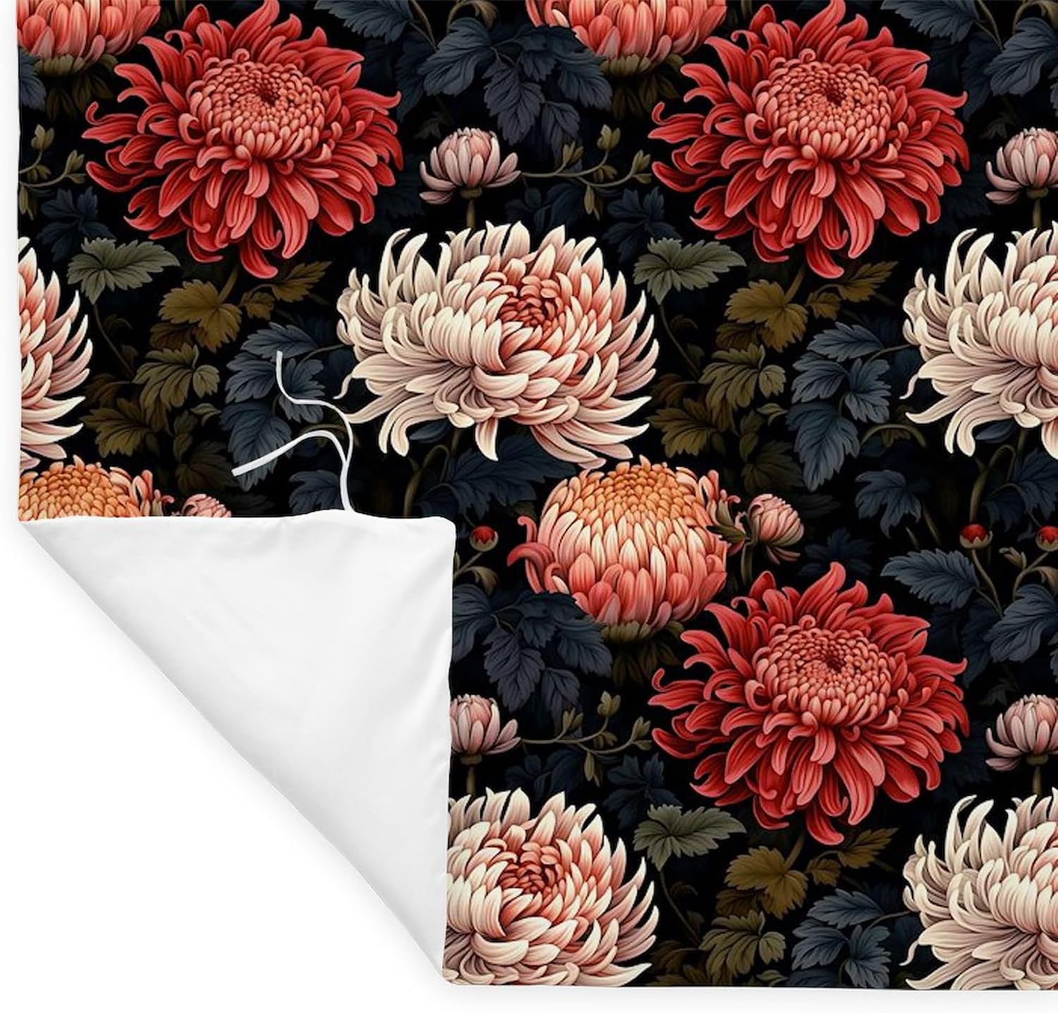 CafePress Chrysanthemum Tapestry Queen Duvet Cover, Printed Comforter Cover, Unique Bedding