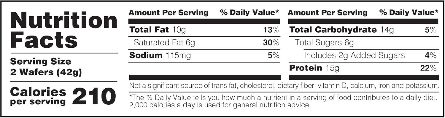 New! Optimum Nutrition High Protein Wafer Bars, Low Sugar, Low Fat, Low Carb Dessert, Flavor: Mocha, 9 Count