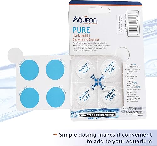 Miniatura 3 de Aqueon Suplemento de bacterias puras - Paquete de 4 (10 galones)