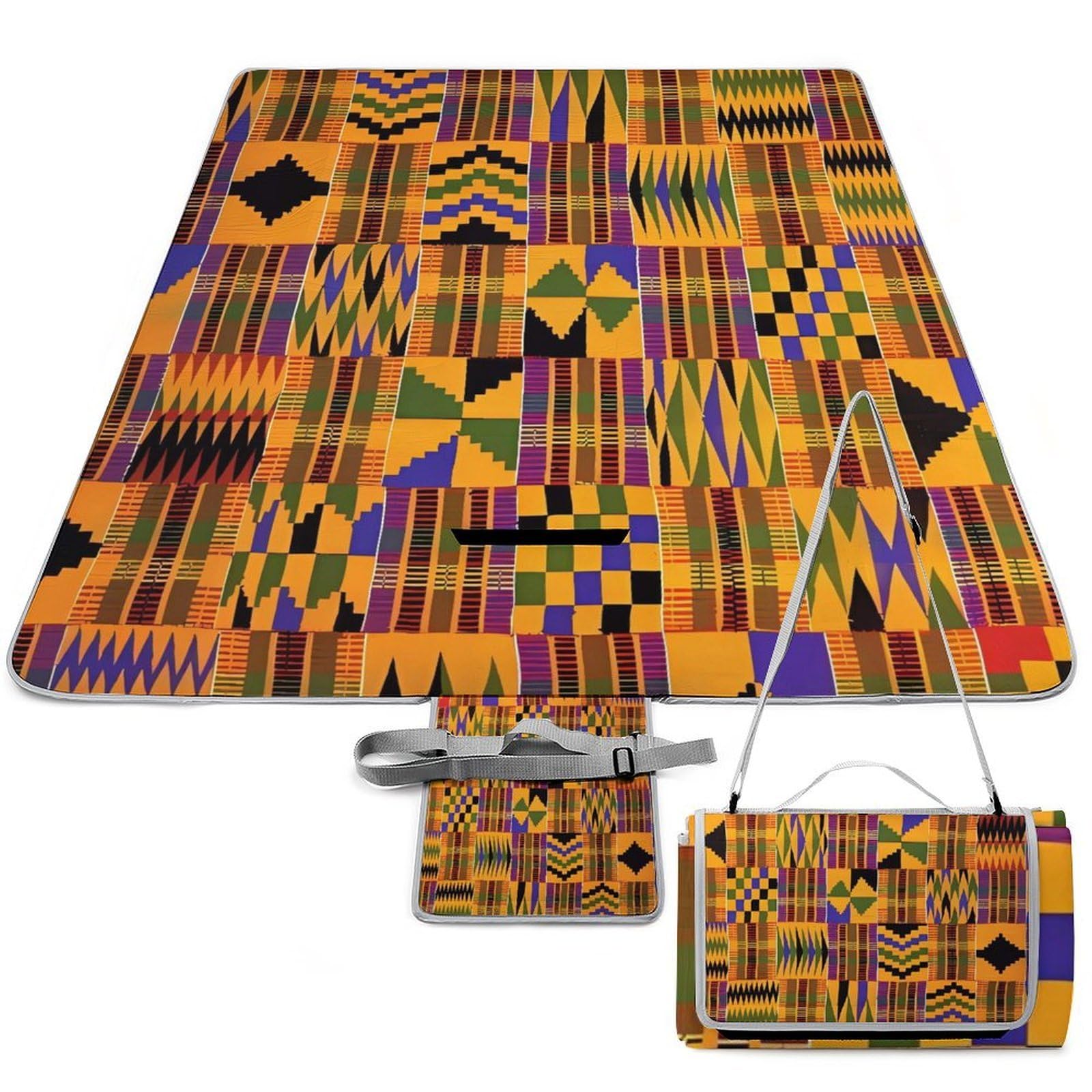 Tapis de pique-nique pliable et couverture camping étanche avec poignée